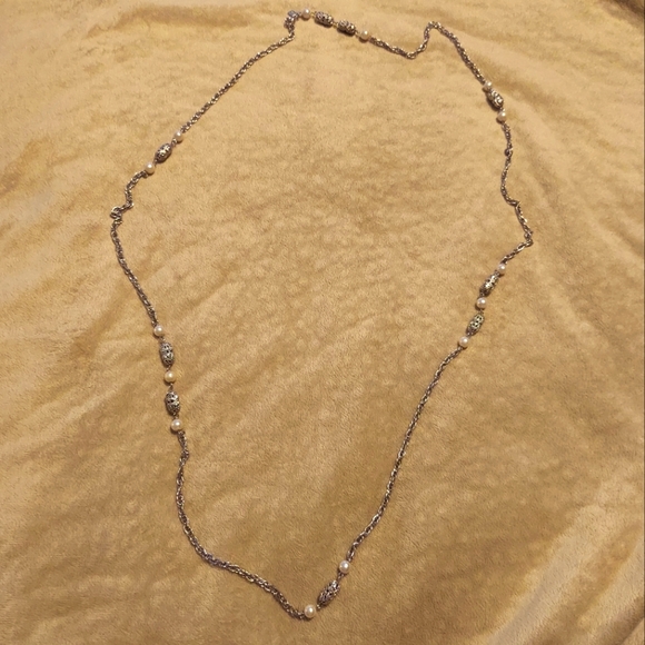 Coventry silver tone Statement Necklace - Picture 1 of 6
